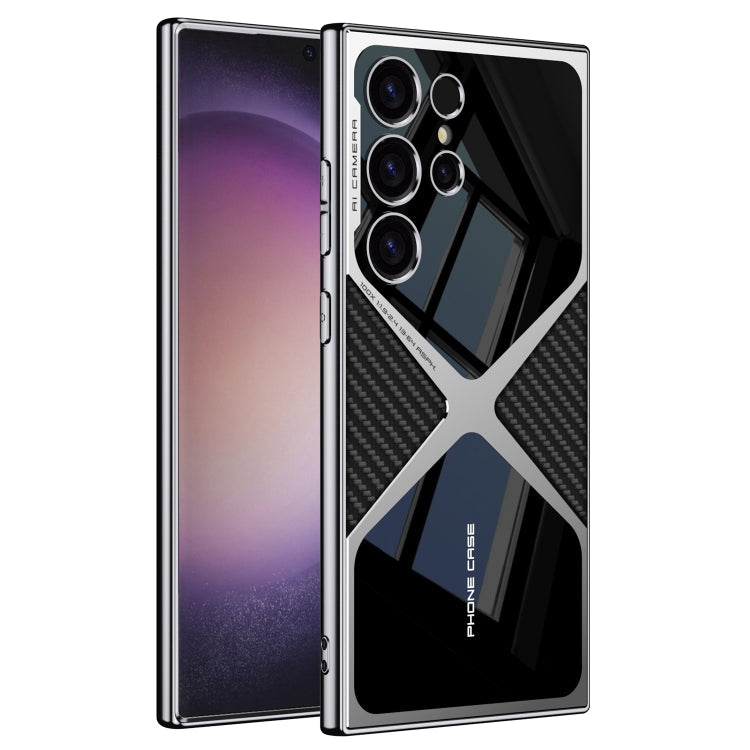 GKK Leather Electroplating Supersonic Speed Shockproof Phone Case