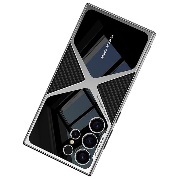 GKK Leather Electroplating Supersonic Speed Shockproof Phone Case