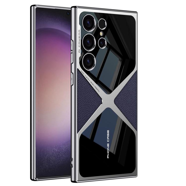 GKK Leather Electroplating Supersonic Speed Shockproof Phone Case