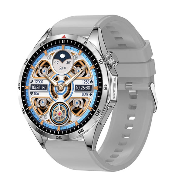 GTS4/LT09 1.5 inch IP67 Fitness Wellness Smart Watch Support Bluetooth Call / Sleep / Blood Oxygen / Heart Rate Health Monitor, Silicone Strap, Steel Strap