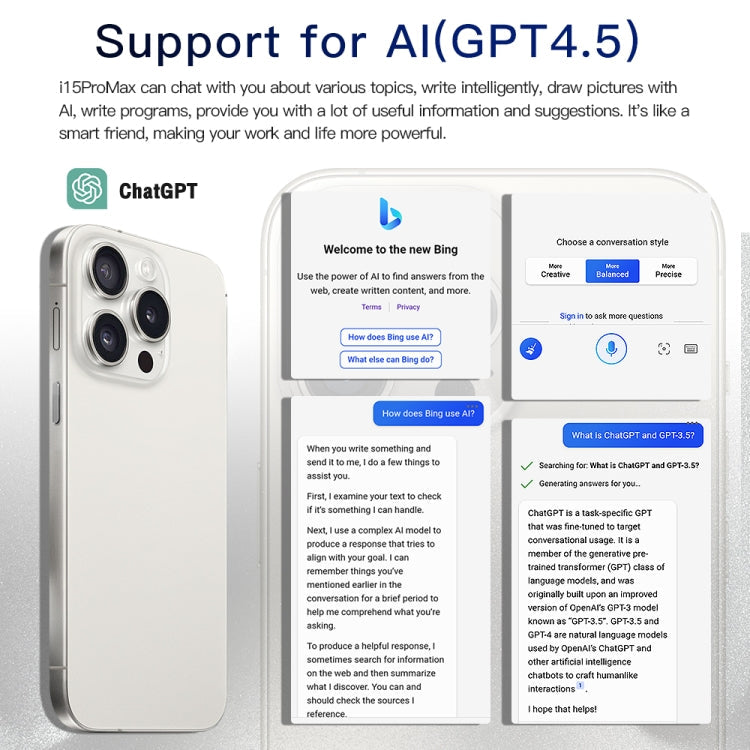 i15 Pro Max / Q5, 6.5 inch Screen, Face Identification, Android 8.1 MTK6580P Quad Core, Network: 3G, Dual SIM, 2GB+16GB