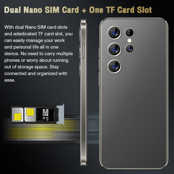 S24 Ultra / C24, 6.8 inch Screen, Android 8.1 7731E Quad Core, Network: 3G, OTG, Dual SIM, 2GB+16GB