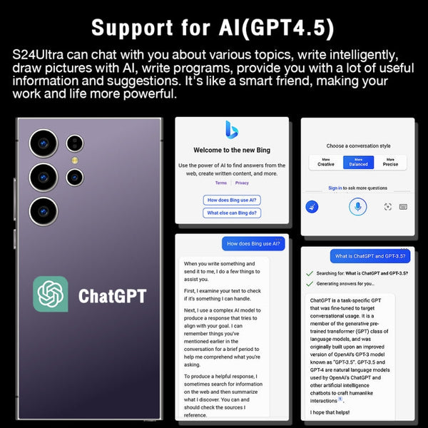 S24 Ultra / L26A, 6.75 inch Screen, Android 8.1 MTK6753 Octa Core, Network: 4G, Dual SIM