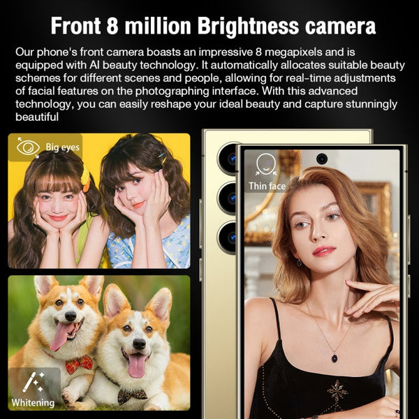 S24 Ultra / L26A, 6.75 inch Screen, Android 8.1 MTK6753 Octa Core, Network: 4G, Dual SIM