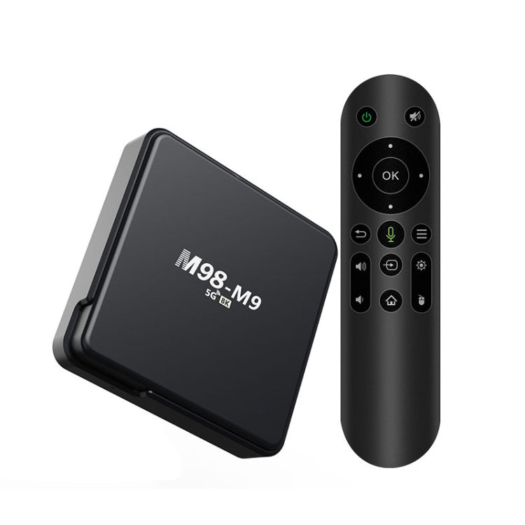 M98-M9 Quad-core ARM Cortex-A53 WiFi Bluetooth 4K HD Android TV Box, 2GB+8GB