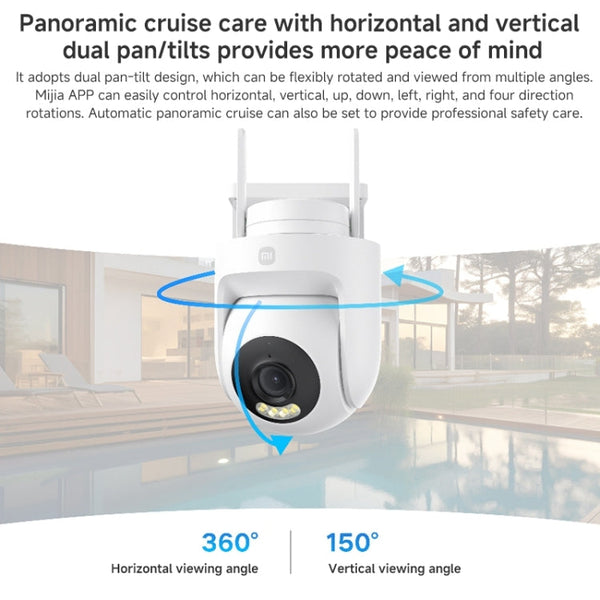 Xiaomi CW500 5MP Outdoor IP66 Waterproof Support Two-way Voice WiFi Camera, US Plug