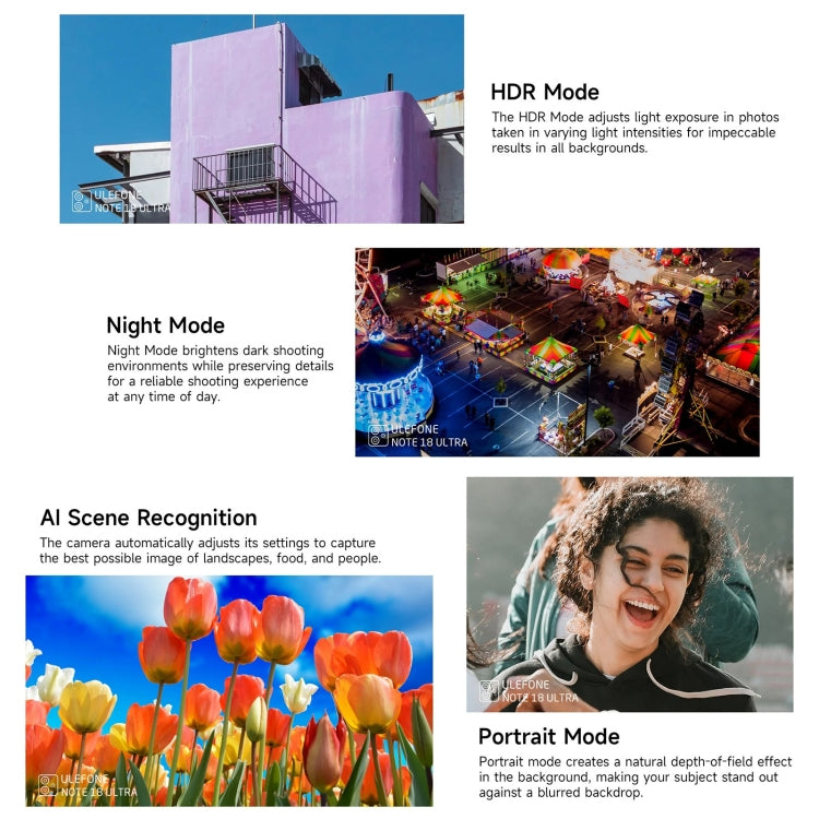 Ulefone Note 18 Ultra, Side Fingerprint, 6.78 inch Android 13 MediaTek Dimensity 720 5G MT6853 Octa Core 2.0GHz, NFC, Network: 5G