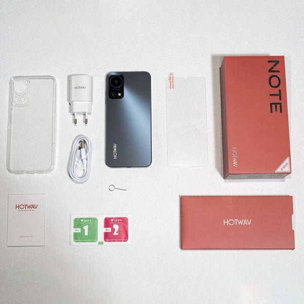 HOTWAV Note 13, Side Fingerprint Identification, 6.6 inch Android 13 T606 Octa Core up to 1.6GHz, Network: 4G, OTG