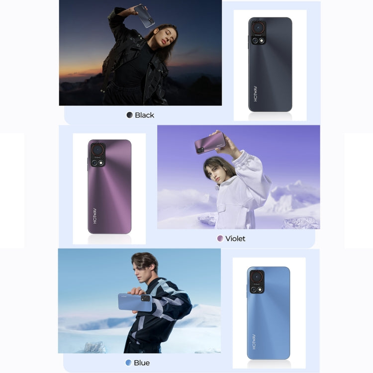 HOTWAV Note 13, Side Fingerprint Identification, 6.6 inch Android 13 T606 Octa Core up to 1.6GHz, Network: 4G, OTG