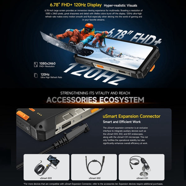 Ulefone Armor 26 Ultra Rugged Phone, 6.78 inch Android 13 MediaTek Dimensity 8020 Octa Core, Network: 5G, NFC