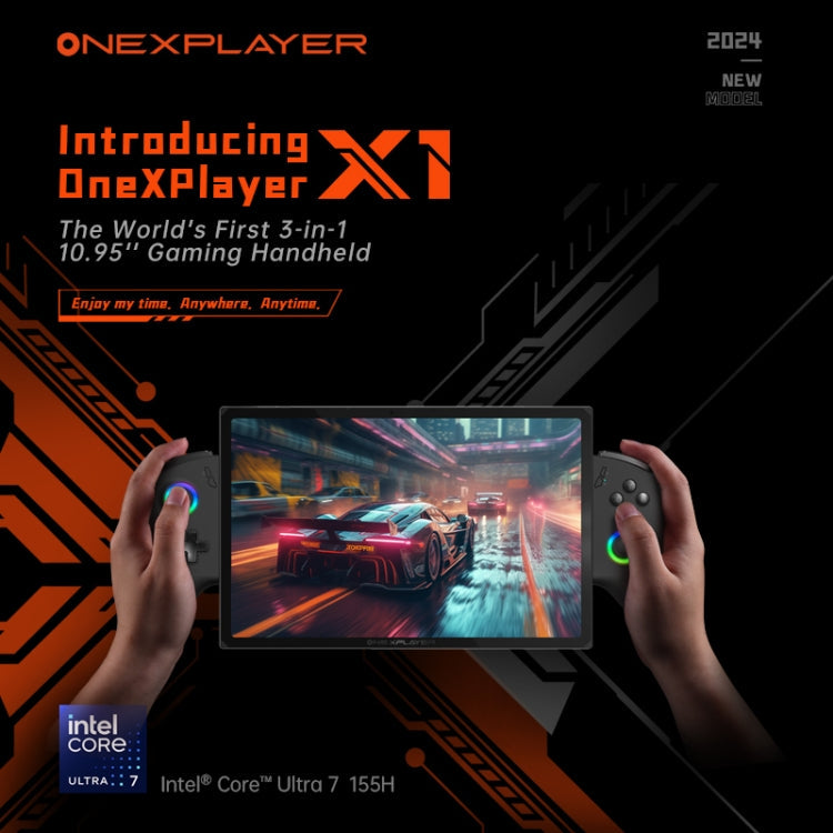 ONE-NETBOOK OneXPlayer X1 10.95 inch Handheld Game Console, Windows 11 AMD Ryzen 7 8840U, 32GB+1TB, 32GB+2TB, 64GB+4TB