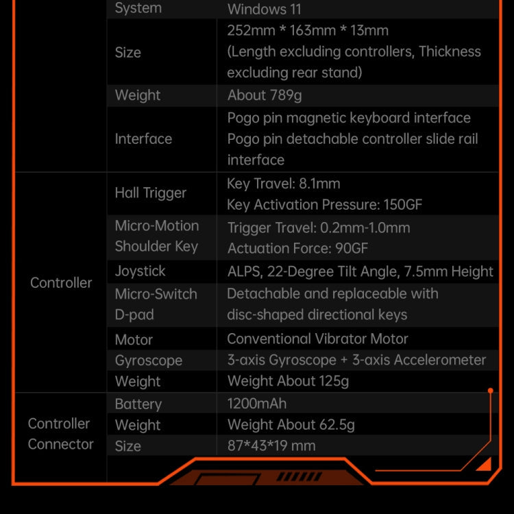 ONE-NETBOOK OneXPlayer X1 10.95 inch Handheld Game Console, Windows 11 AMD Ryzen 7 8840U, 32GB+1TB, 32GB+2TB, 64GB+4TB