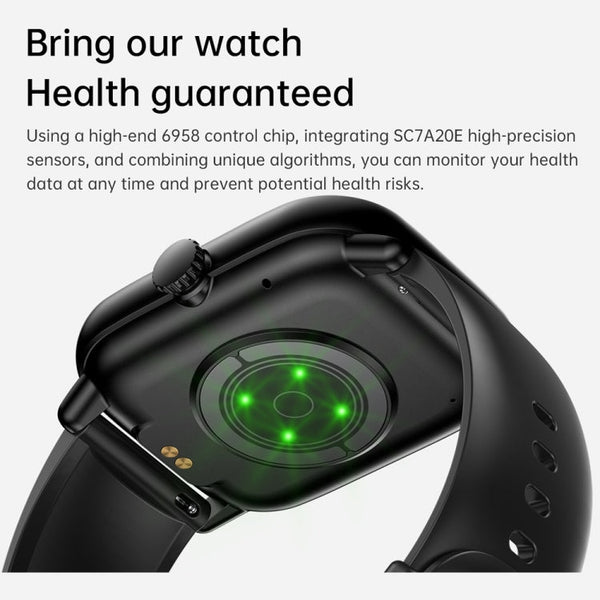 Y80 2.01 inch IPS HD Screen Smart Watch Supports Bluetooth Call / Health Monitoring