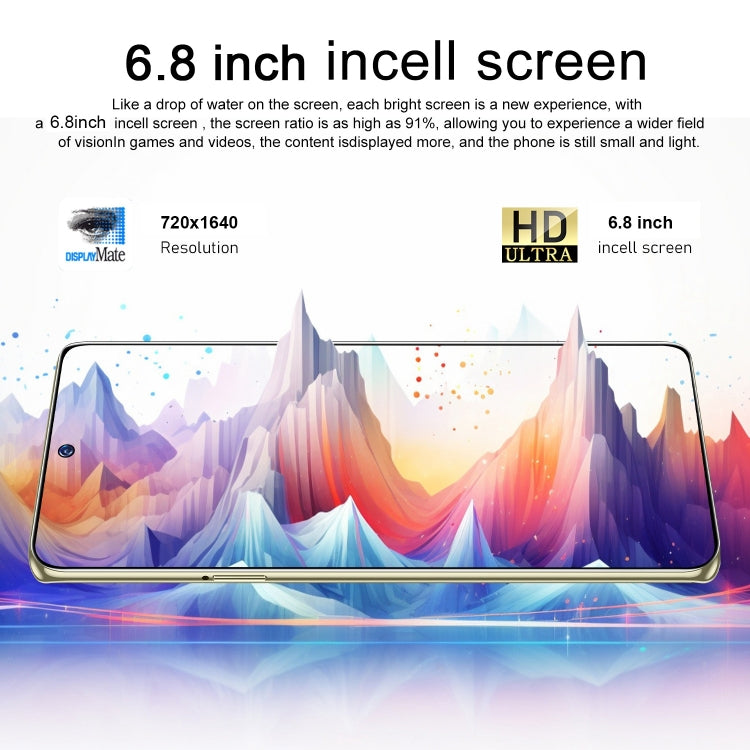 ZKV6 / 11 Pro+, 6.8 inch Screen, Face Identification, Android 10.0 MTK6737 Quad Core, Network: 4G, OTG, Dual SIM, 3GB+64GB