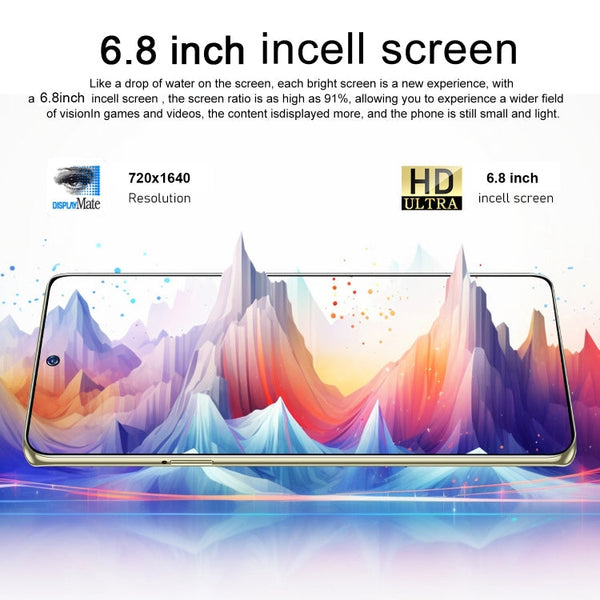 ZKV6 / 11 Pro+, 6.8 inch Screen, Face Identification, Android 10.0 MTK6737 Quad Core, Network: 4G, OTG, Dual SIM, 3GB+64GB