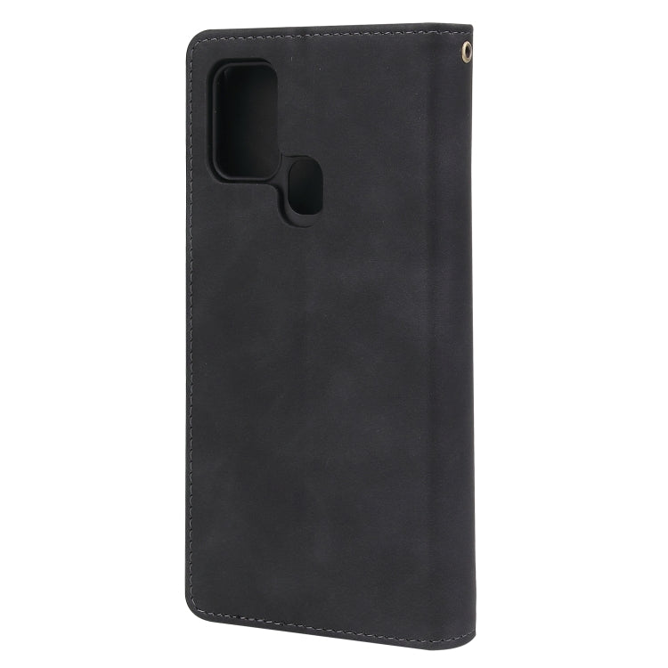 Multifunctional Retro Frosted Horizontal Flip Leather Case with Card Slot & Holder & Zipper Wallet & Photo Frame & Lanyard, For Samsung Galaxy A21s, For Samsung Galaxy Note20 Ultra, For Samsung Galaxy Note20