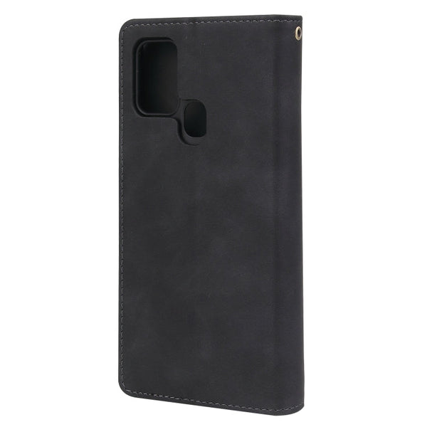 Multifunctional Retro Frosted Horizontal Flip Leather Case with Card Slot & Holder & Zipper Wallet & Photo Frame & Lanyard, For Samsung Galaxy A21s, For Samsung Galaxy Note20 Ultra, For Samsung Galaxy Note20