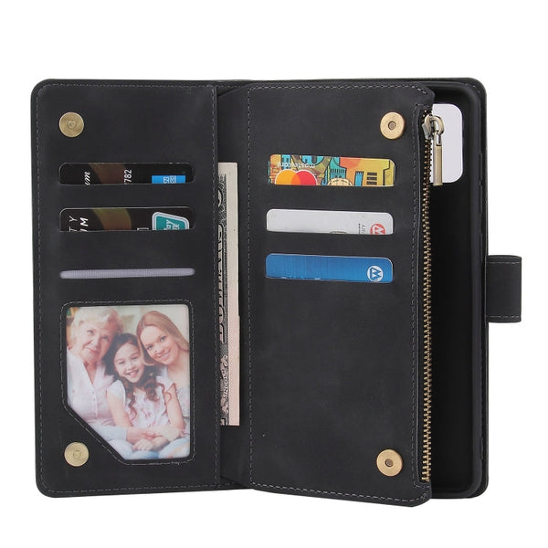 Multifunctional Retro Frosted Horizontal Flip Leather Case with Card Slot & Holder & Zipper Wallet & Photo Frame & Lanyard, For Samsung Galaxy A21s, For Samsung Galaxy Note20 Ultra, For Samsung Galaxy Note20