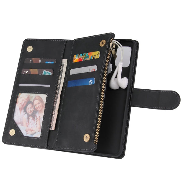 Multifunctional Retro Frosted Horizontal Flip Leather Case with Card Slot & Holder & Zipper Wallet & Photo Frame & Lanyard, For Samsung Galaxy A21s, For Samsung Galaxy Note20 Ultra, For Samsung Galaxy Note20