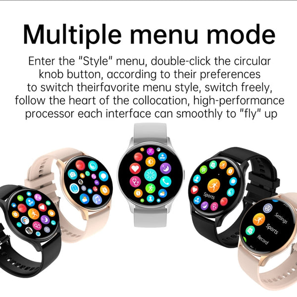 HK89 1.43 inch BT5.0 IP67 Sport Smart Watch, Support Bluetooth Call / Message Notification / Heart Rate / Blood Pressure Health Monitor