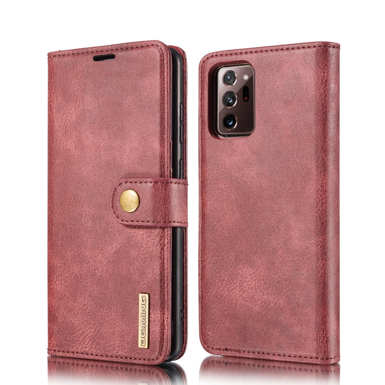 DG.MING Crazy Horse Texture Flip Detachable Magnetic Leather Case with Holder & Card Slots & Wallet, For Samsung Galaxy Note20 Ultra, For Samsung Galaxy Note20