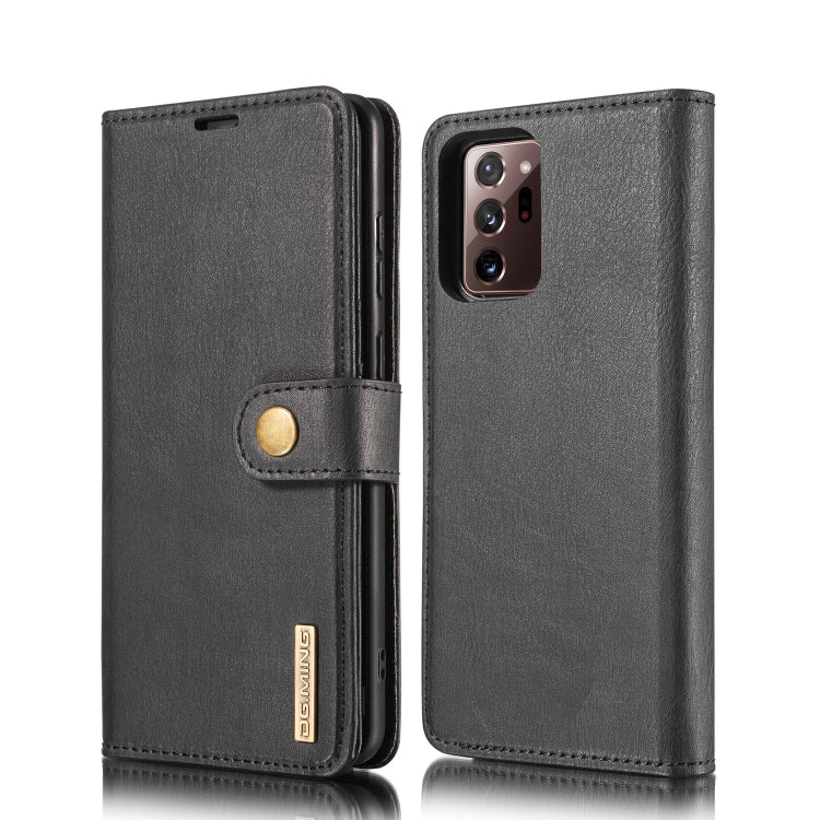 DG.MING Crazy Horse Texture Flip Detachable Magnetic Leather Case with Holder & Card Slots & Wallet, For Samsung Galaxy Note20 Ultra, For Samsung Galaxy Note20