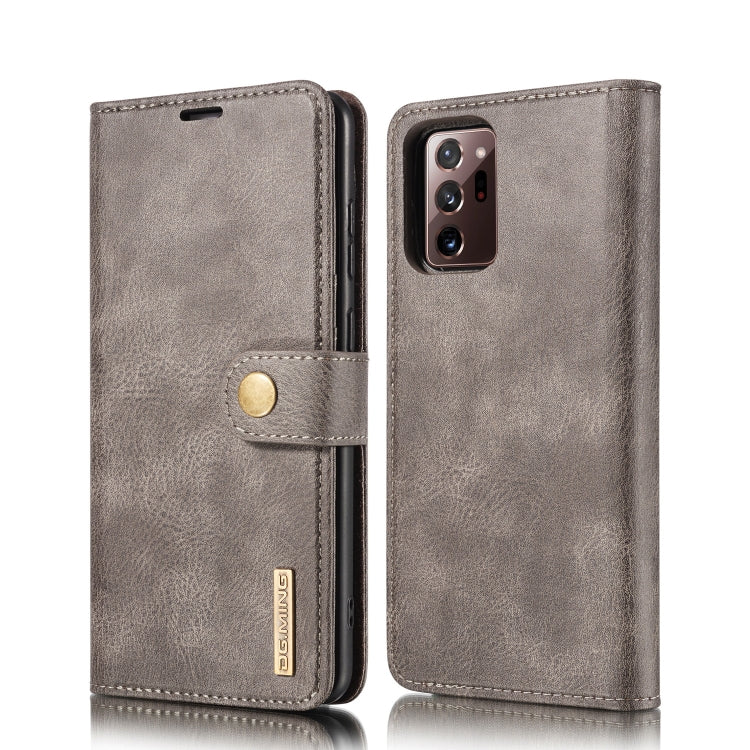 DG.MING Crazy Horse Texture Flip Detachable Magnetic Leather Case with Holder & Card Slots & Wallet, For Samsung Galaxy Note20 Ultra, For Samsung Galaxy Note20