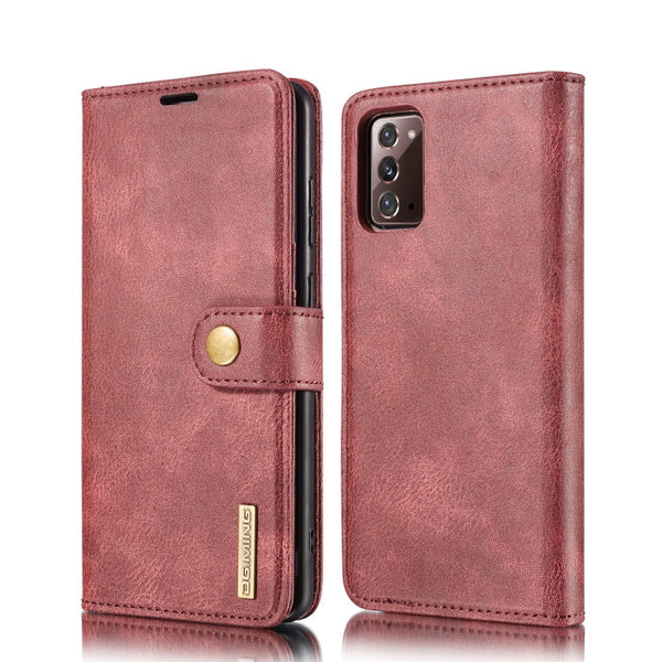 DG.MING Crazy Horse Texture Flip Detachable Magnetic Leather Case with Holder & Card Slots & Wallet, For Samsung Galaxy Note20 Ultra, For Samsung Galaxy Note20