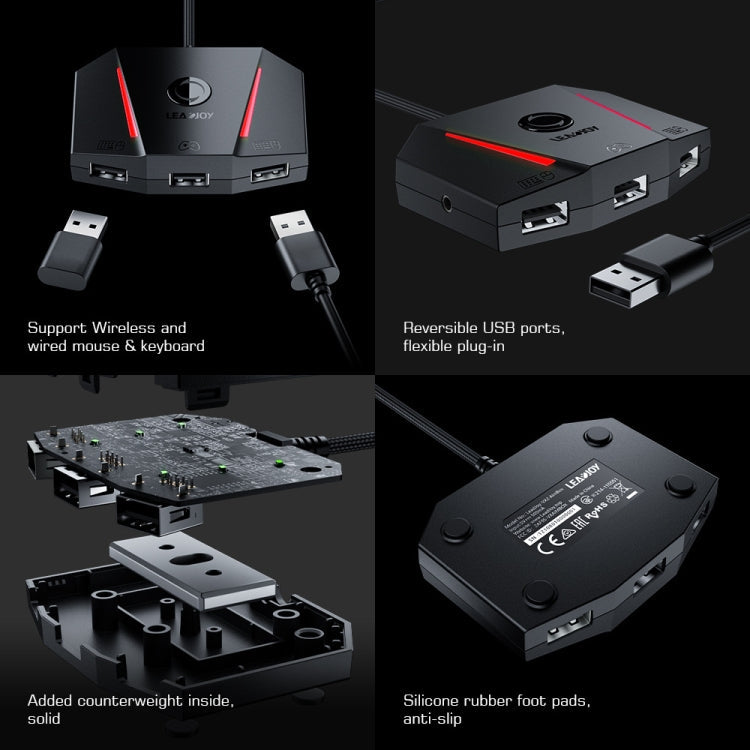 GameSir LeadJoy VX2 AimBox Game Console Keyboard Mouse Converter for Xbox / PS4 / PS5, For Xbox / PS4 / PS5