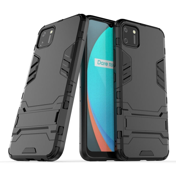 PC + TPU Shockproof Protective Case with Invisible Holder, For iPhone 12 / 12 Pro, For iPhone 12 mini, For OPPO Realme C11, For Vivo X50 Pro+, For Samsung Galaxy M01