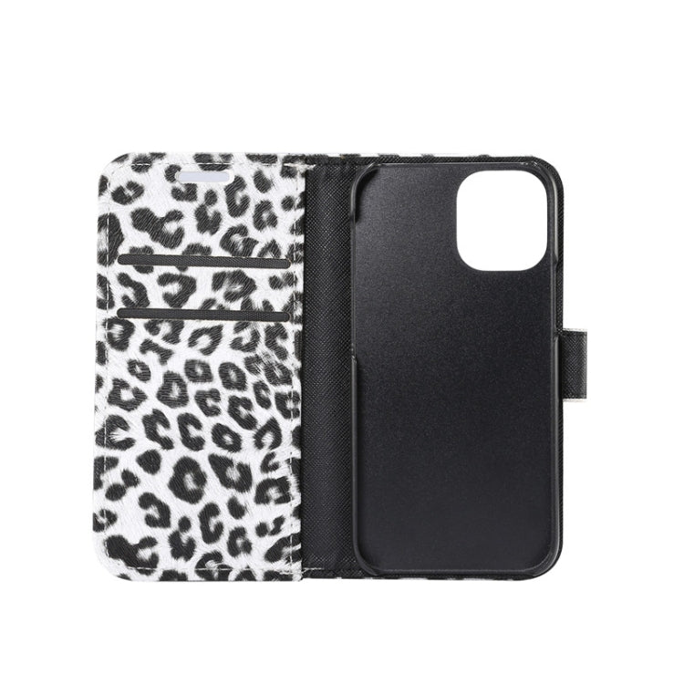Leopard Print Pattern Horizontal Flip Leather Case with Card Slot and Holder