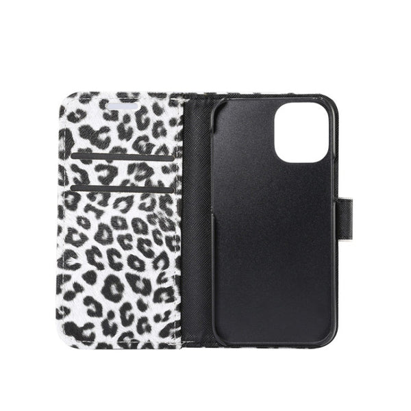 Leopard Print Pattern Horizontal Flip Leather Case with Card Slot and Holder