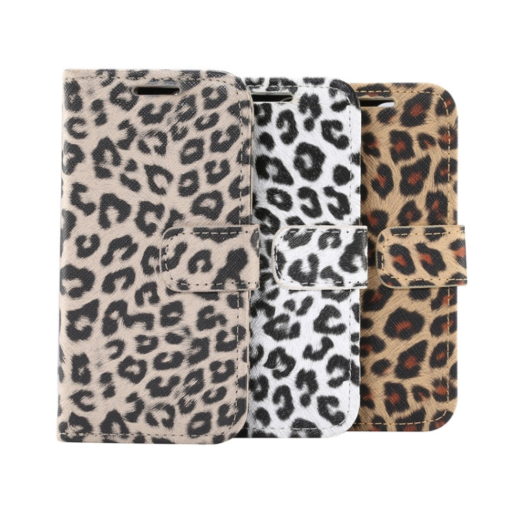 Leopard Print Pattern Horizontal Flip Leather Case with Card Slot and Holder