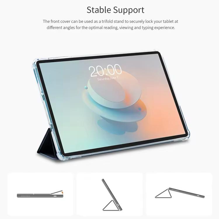 Anti-slip Texture Smart Tablet Leather Folio Case