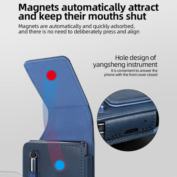 VIETAO Retro Thinking Series PU Shockproof Phone Bag, Without Pen, For Samsung Galaxy Z Flip 3 / 4 / 5 / 6, For Samsung Galaxy Z Fold 3 / 4 / 5 / 6