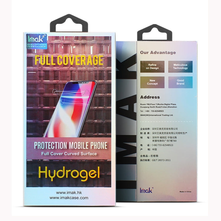 2 PCS IMAK Hydrogel Film III Full Coverage Screen Protector