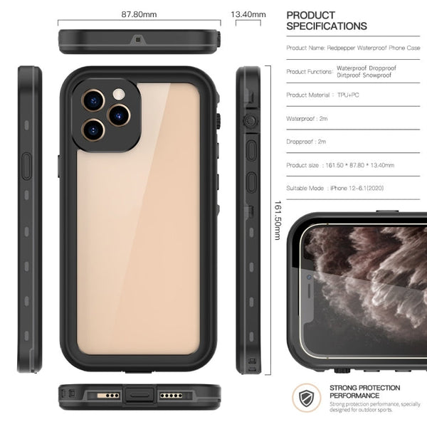 RedPepper Shockproof Scratchproof Dust-proof PC + TPU Protective Case, For iPhone 12 mini, For iPhone 12 Pro, For iPhone 12 Pro Max, For Samsung Galaxy Note20 5G, For Samsung Galaxy Note20 Ultra 5G