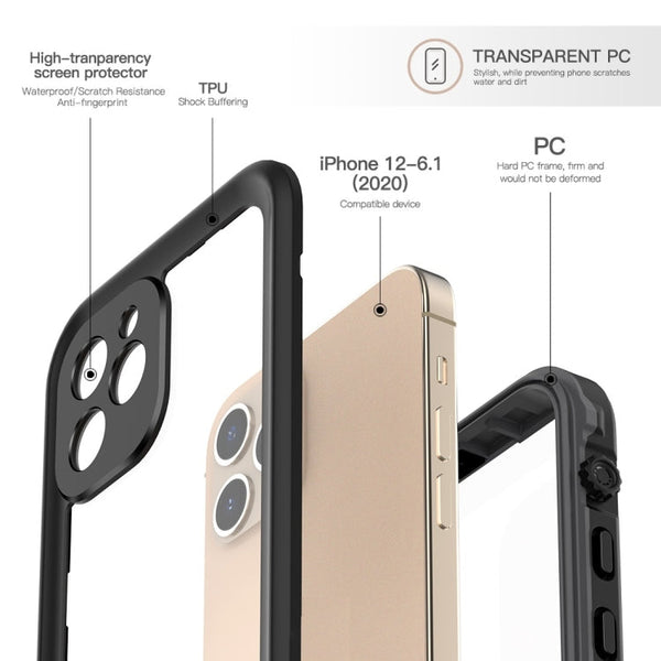 RedPepper Shockproof Scratchproof Dust-proof PC + TPU Protective Case, For iPhone 12 mini, For iPhone 12 Pro, For iPhone 12 Pro Max, For Samsung Galaxy Note20 5G, For Samsung Galaxy Note20 Ultra 5G