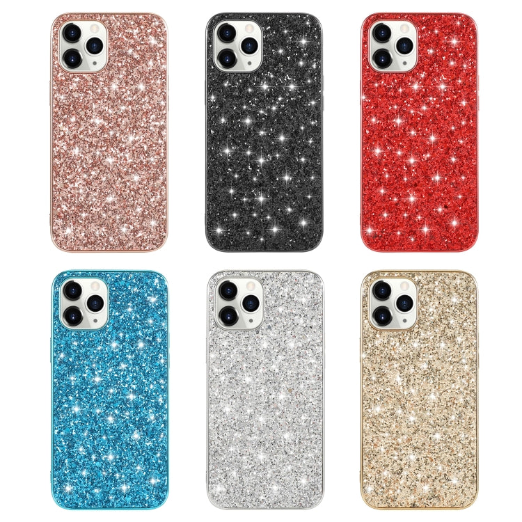 Glitter Powder Shockproof TPU Protective Case, For iPhone 12 / 12 Pro, For iPhone 12 mini, For iPhone 12 Pro Max, For Samsung Galaxy A71 5G