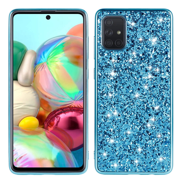 Glitter Powder Shockproof TPU Protective Case, For iPhone 12 / 12 Pro, For iPhone 12 mini, For iPhone 12 Pro Max, For Samsung Galaxy A71 5G