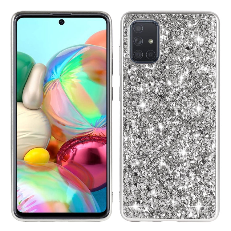 Glitter Powder Shockproof TPU Protective Case, For iPhone 12 / 12 Pro, For iPhone 12 mini, For iPhone 12 Pro Max, For Samsung Galaxy A71 5G