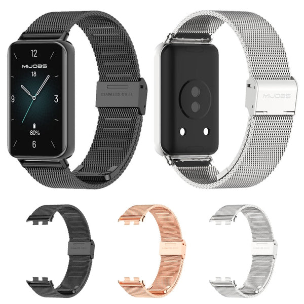 MIJOBS Milan Buckle Stainless Steel Watch Band