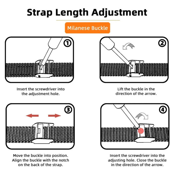 MIJOBS Milan Buckle Stainless Steel Watch Band