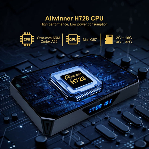 X96Q Pro+ Cortex-A55 Android 14 Octa-core CPU 4K HD Internet Set-top Box