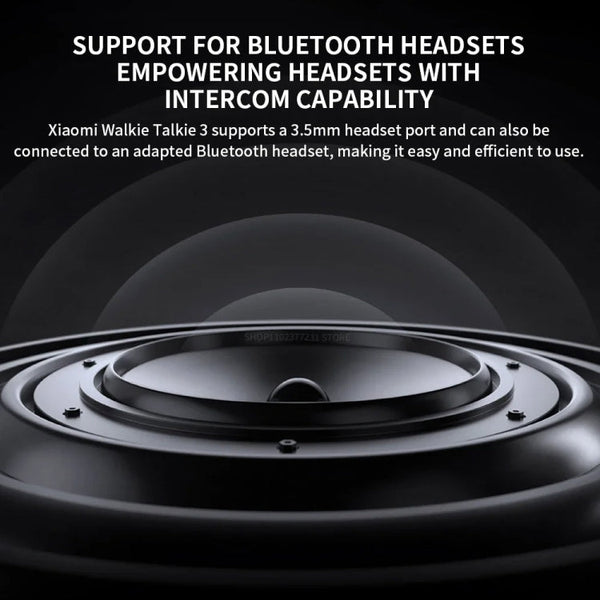 Original Xiaomi IP65 Waterproof UV Dual Band Walkie Talkie 3