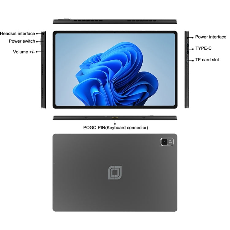 Jumper EZpad V12 Pro Tablet PC, No Keyboard, 12 inch Windows 11 Home OS Intel Alder Lake N95 Quad Core