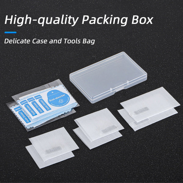 For DJI Osmo Action 5 Pro Sunnylife 3 in 1 Lens Protector Front and Rear Screen Tempered Glass Films