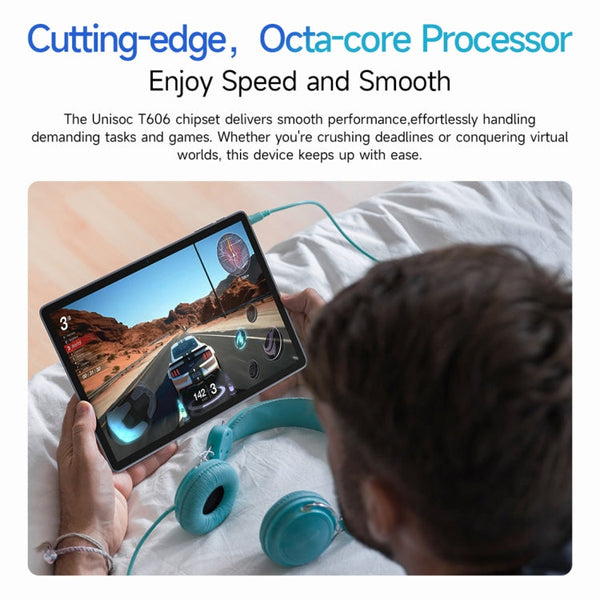 Ulefone Tab W10 WiFi Tablet PC, 10.1 inch Android 14 Unisoc T606 Octa Core, EU Plug