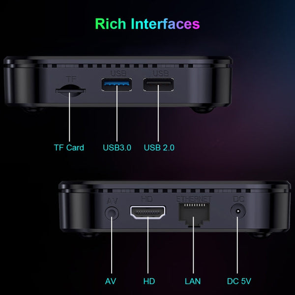 TX98 Pro+ 8K UHD Android 13 Smart TV Box with Remote Control, RK3528 Quad-Core