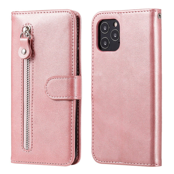 Fashion Calf Texture Zipper Horizontal Flip Leather Case with Stand & Card Slots & Wallet Function, For iPhone 12 mini, For iPhone 12 Pro Max, For Xiaomi Redmi 9C, For Xiaomi Redmi 9A